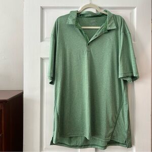 Reebok 2XL green polo shirt
